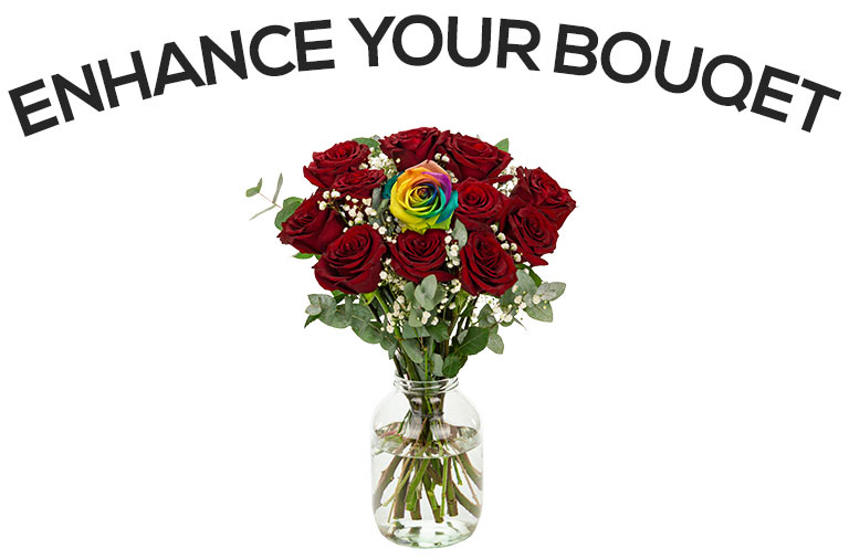 Switch one rose with another in the colour of your choice.