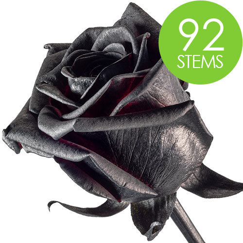 92 Black Roses