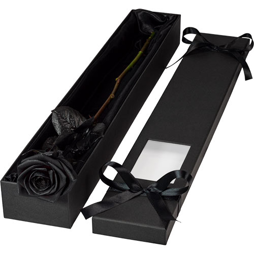 Luxury Single Black Rose